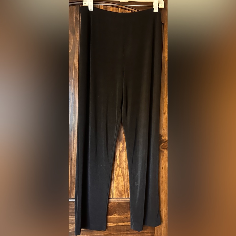 Womens Notations Black Pants Size Large